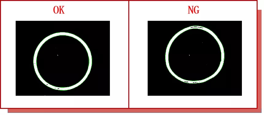 工件圓度檢測(cè)效果